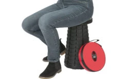 Wedo Sittogo Teleskophocker Rot -Campingmöbel 333926 2206197