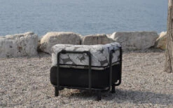 One Bar Element 1 Aufblasbarer Sessel / Sitzelement Light Grey / Red -Campingmöbel 365645 2413625 4