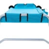 Disc-O-Bed Kid-O-Bed Einzelbett Runder Rahmen Ohne Seitentasche - Blau