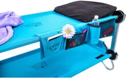 Disc-O-Bed Kid-O-Bunk Kinder Camping Stockbett Inkl. Seitentaschen Blau / Silber -Campingmöbel 378641 2375573