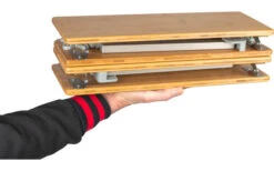 Bo-Camp Urban Outdoor Southwark Bambus-Alu Rolltisch 60 X 40 Cm 3 Bo-Camp Urban Outdoor Southwark Bambus-Alu Rolltisch 60 X 40 Cm -Campingmöbel 391853 2892004