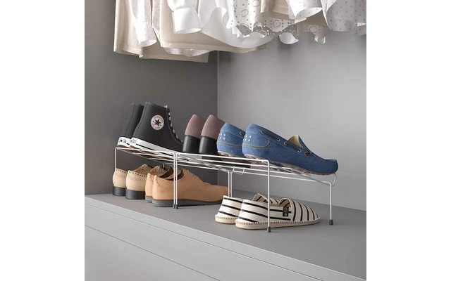 Metaltex Cipok-2 Schrankeinsatz für Schuhe 2er Set weiß Metaltex Cipok-2 Schrankeinsatz Für Schuhe 2er Set Weiß -Campingmöbel 497363 3309020