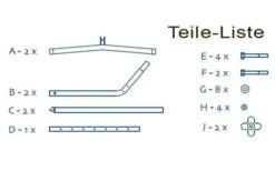 Amazonas Sumo Grande Hängemattengestell 380 X 132 Cm -Campingmöbel 502502 3457464