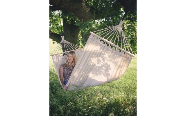 Amazonas Tobago Hängematte 200 x 80 cm beige Amazonas Tobago Hängematte 200 X 80 Cm Beige -Campingmöbel 503630 3461731