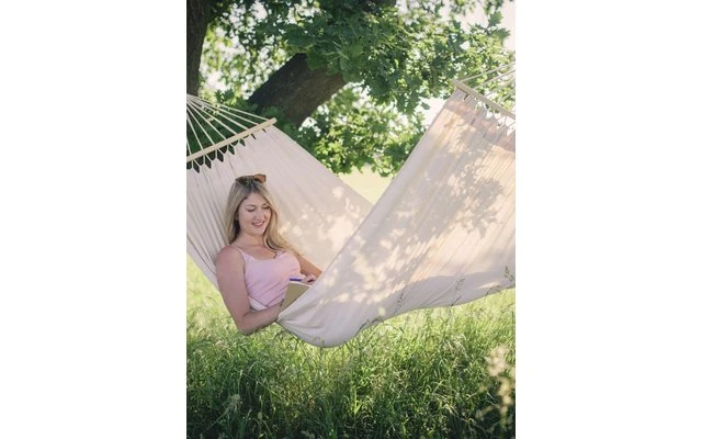 Amazonas Tobago Hängematte 200 x 80 cm beige Amazonas Tobago Hängematte 200 X 80 Cm Beige -Campingmöbel 504845 3461743