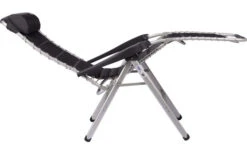 Crespo AL-232 Relaxliege Deluxe Dunkelgrau -Campingmöbel 531282 3472819