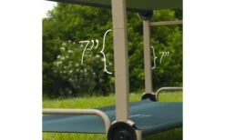 Disc-O-Bed Beinverlängerung 4-er Set Beige -Campingmöbel 553723 3856926