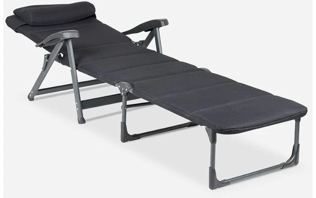 Crespo Lounger Air Deluxe Sonnenliege schwarz Crespo Lounger Air Deluxe Sonnenliege Schwarz -Campingmöbel 558994 3890058